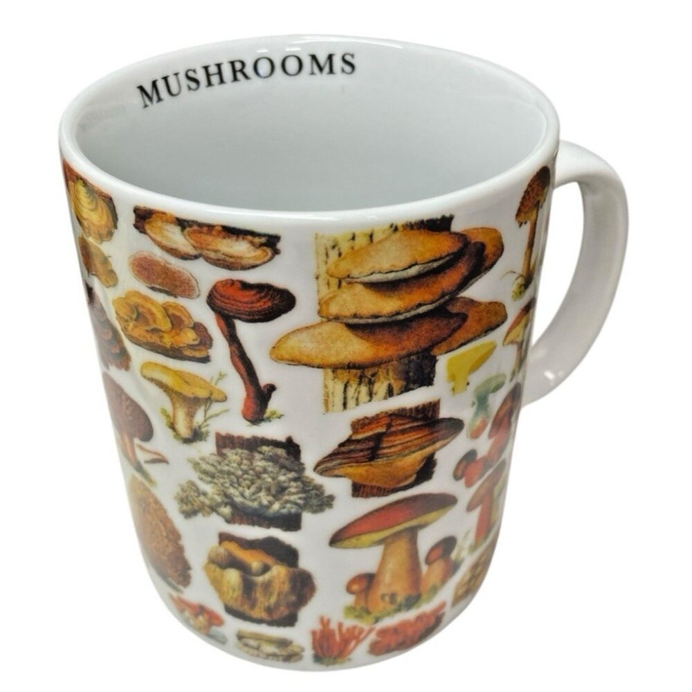 Coffee Cup New York Puzzle Co Variety Type Mushroom Champignons Kitchen Decor